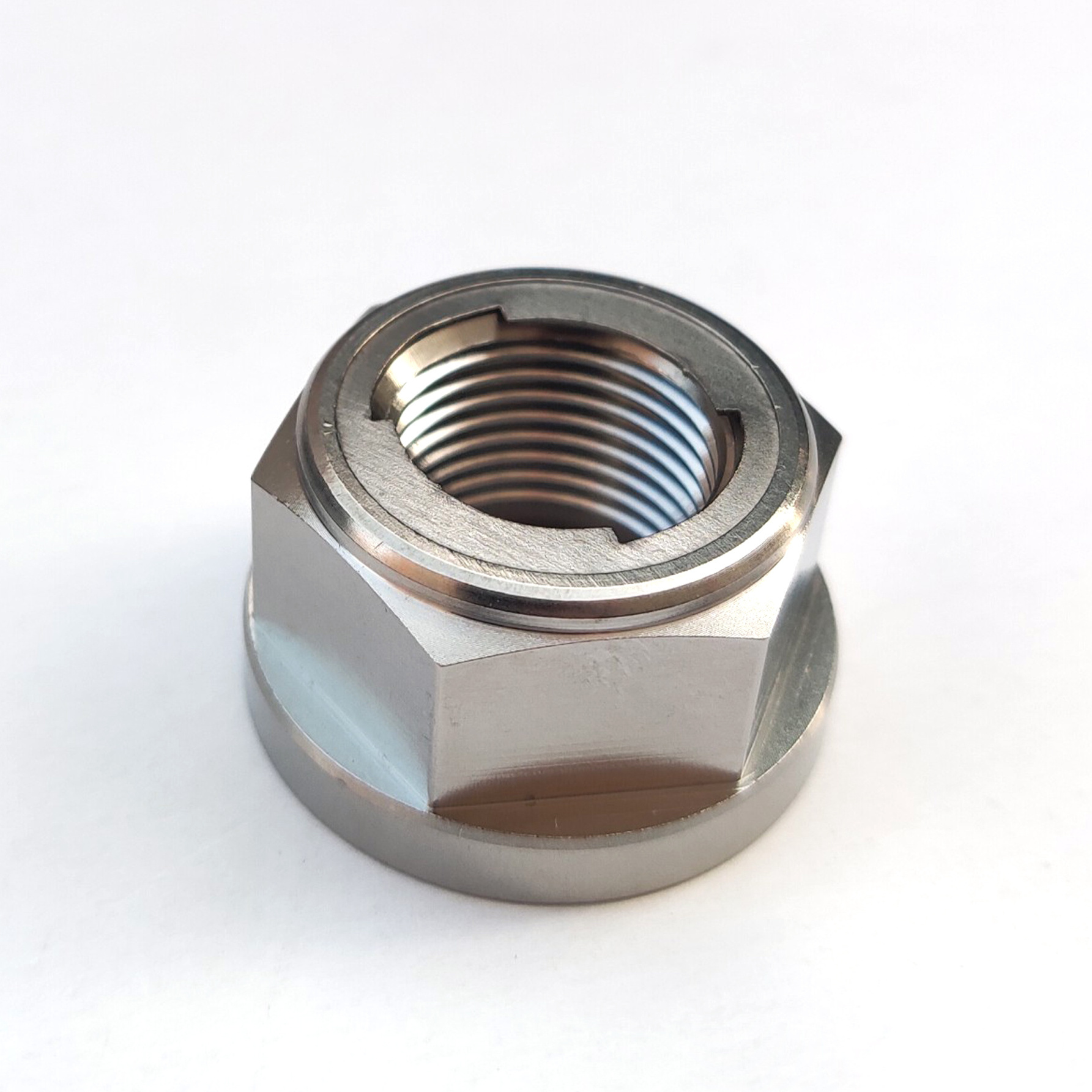 High Quality titanium alloy flange all metal Metal Insert Lock Nut for Bicycle Motorcycle