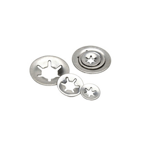 OEM manufacture stainless steel Star Push-On Retaining Locking Washer Clip Lock Clamp Starlock Washers Internal Tooth Washers