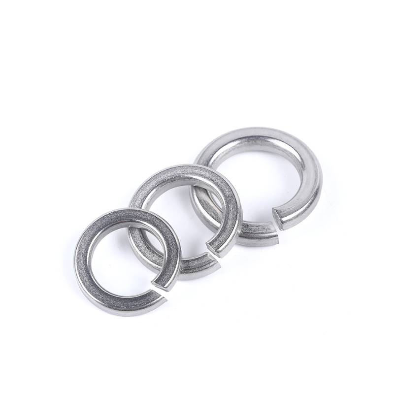 DIN127 M1.6 to M8 Black Galvanized Steel Spring lock washers Square ends nylon flat washers