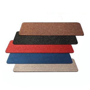 Eco-friendly Non Slip Polyester Adhesive Floor Antiskid Stairs Mat Step Mat Indoor and Outdoor Carpet Stair Treads