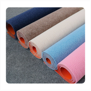 Anti-slip outdoor waterproof ribbed door mat carpet with TPE backing