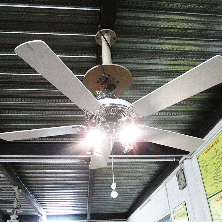 High Quality pull chain  control ceiling fan with light modern led lights