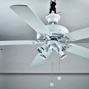 High Quality pull chain  control ceiling fan with light modern led lights