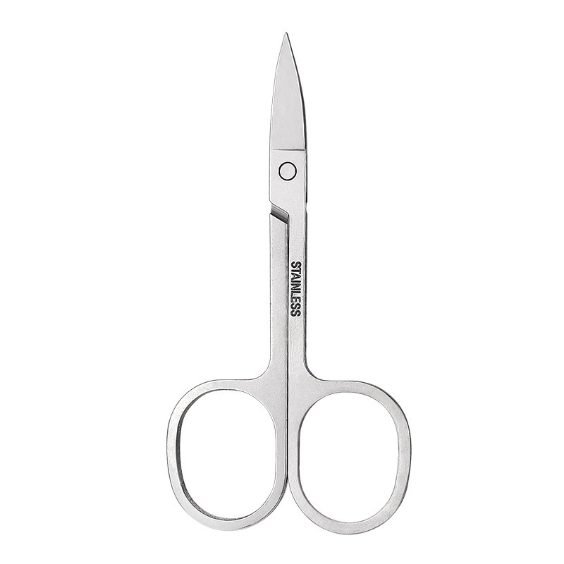 Sharp  Eyebrow  Nail Beauty Scissors Stainless Steel Customized Logo Mini Small Scissors Size Eyebrow Nose Hair Trimmer