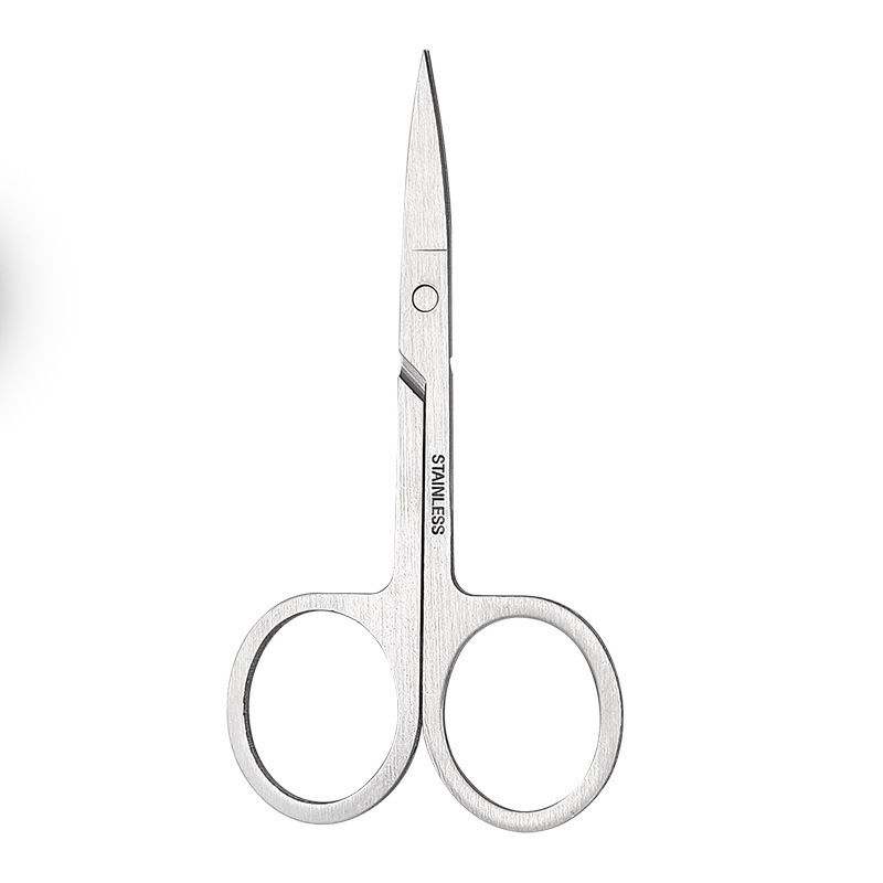 Sharp  Eyebrow  Nail Beauty Scissors Stainless Steel Customized Logo Mini Small Scissors Size Eyebrow Nose Hair Trimmer