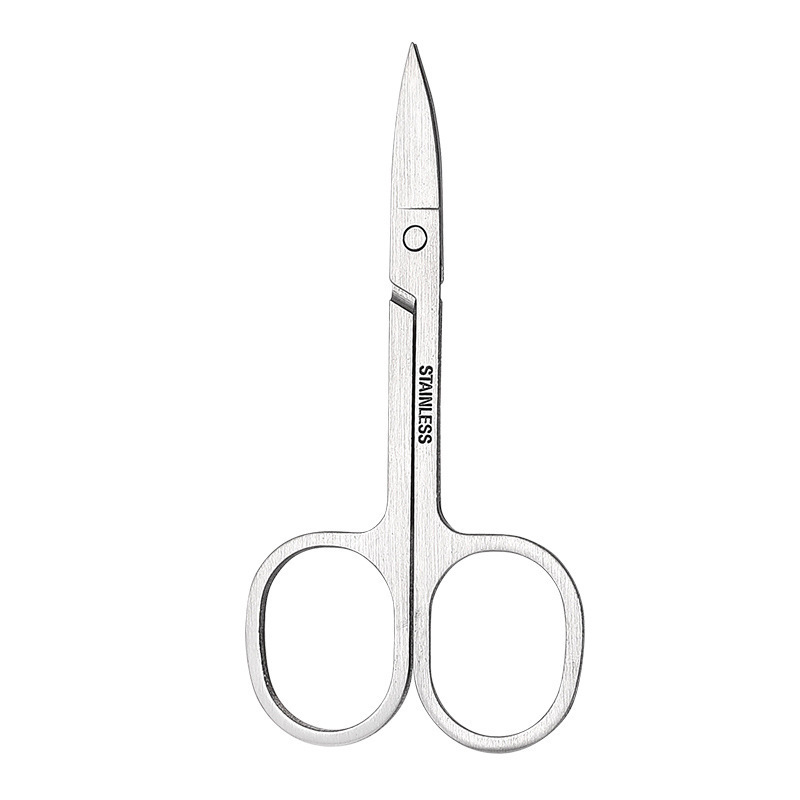 Sharp  Eyebrow  Nail Beauty Scissors Stainless Steel Customized Logo Mini Small Scissors Size Eyebrow Nose Hair Trimmer