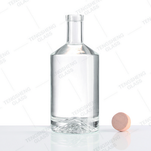 Factory-direct glass bottle wholesale round glass bottle glass bottles vodka