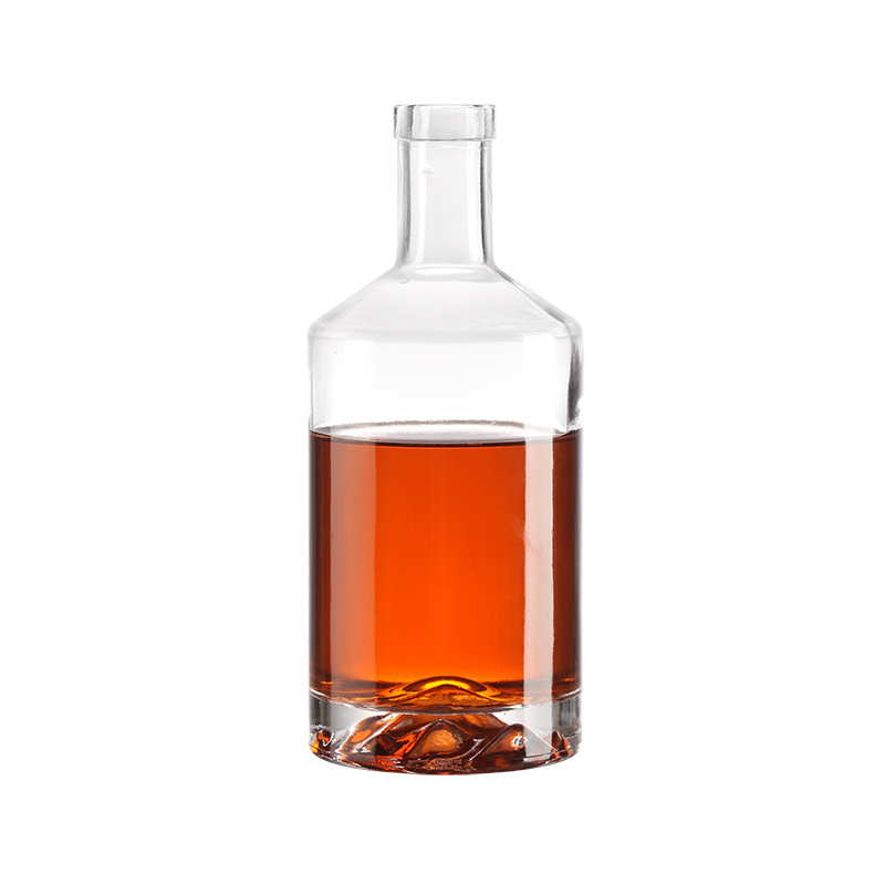 Factory-direct glass bottle wholesale round glass bottle glass bottles vodka