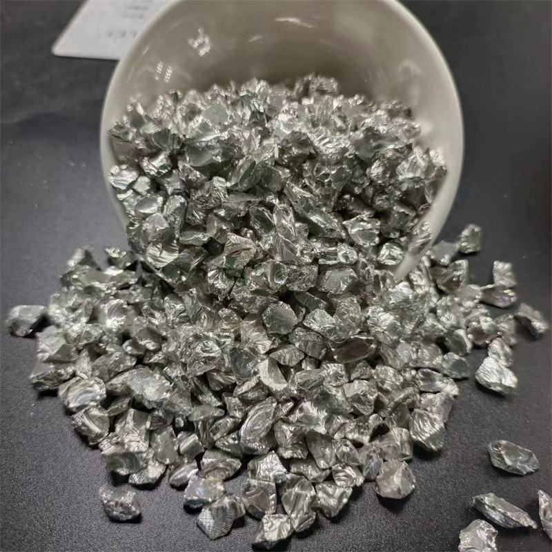 Mirror silver glass sand 1-3 # 3-6 # electroplated shiny silver sand silver glass crushed stone color process sand