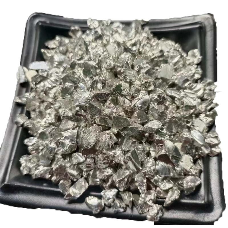 Mirror silver glass sand 1-3 # 3-6 # electroplated shiny silver sand silver glass crushed stone color process sand