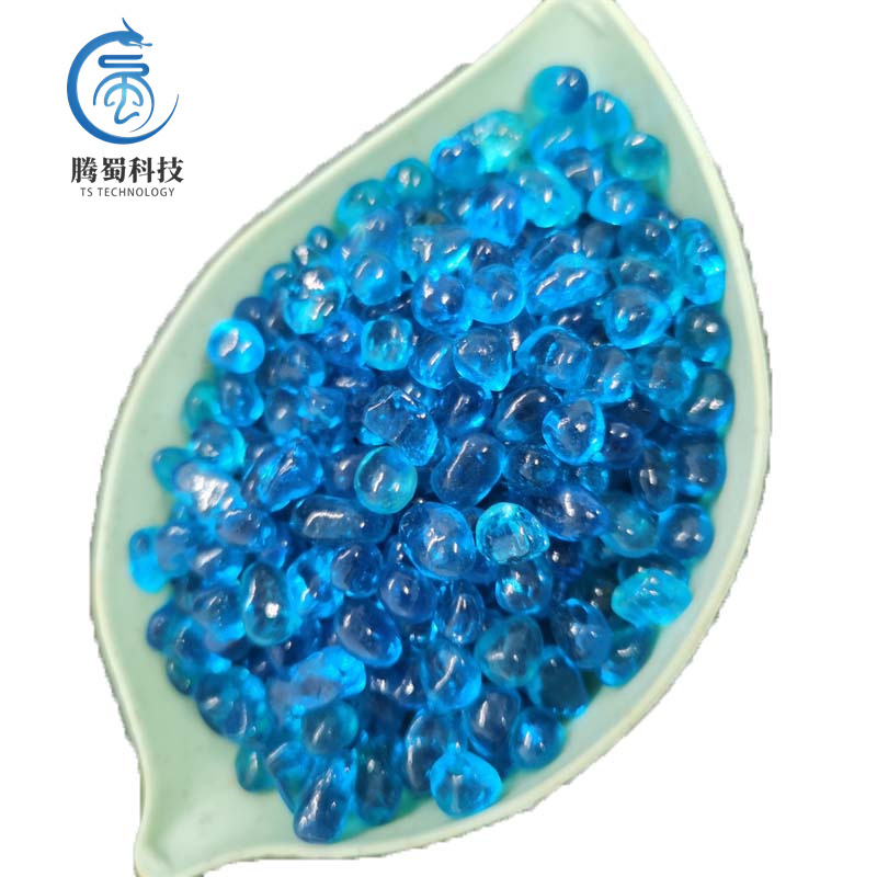 Wholesale coloured  Recycled Broken Scrap Cullet Glass Decoration pebbles rocks for decorate the aquarium