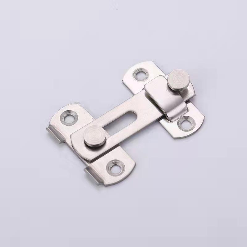 Latch Lock,Heavy Duty Stainless Steel Bar Latch,Safety Door Bolt Latch Lock for Home Window Door Cabinet Furniture Pet Gate.2 P