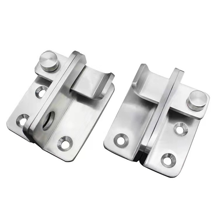 Gate Latch - 2 Pack Door Latch Sliding Flip Door Latch Lock for Outdoor Wooden Fence Gates