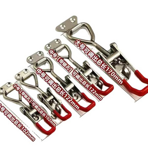 Custom metal stamping polished 4001 4002 4003 stainless steel adjustable quick release hasp toggle clamp  toggle latch