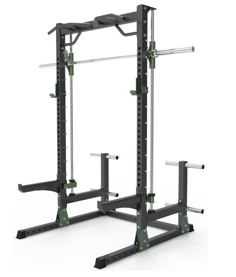 Wall Mount Cable Station Wall Mounted Pulley Tower with Adjustable Dual Pulley System for Functional Home Gym