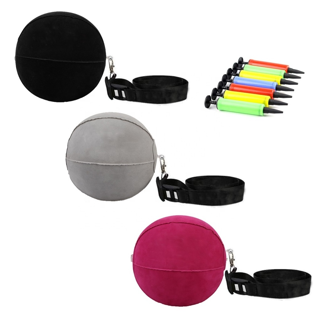 Travel-size Flocking PVC Inflatable Golf Smart Ball for Golf Swing Training