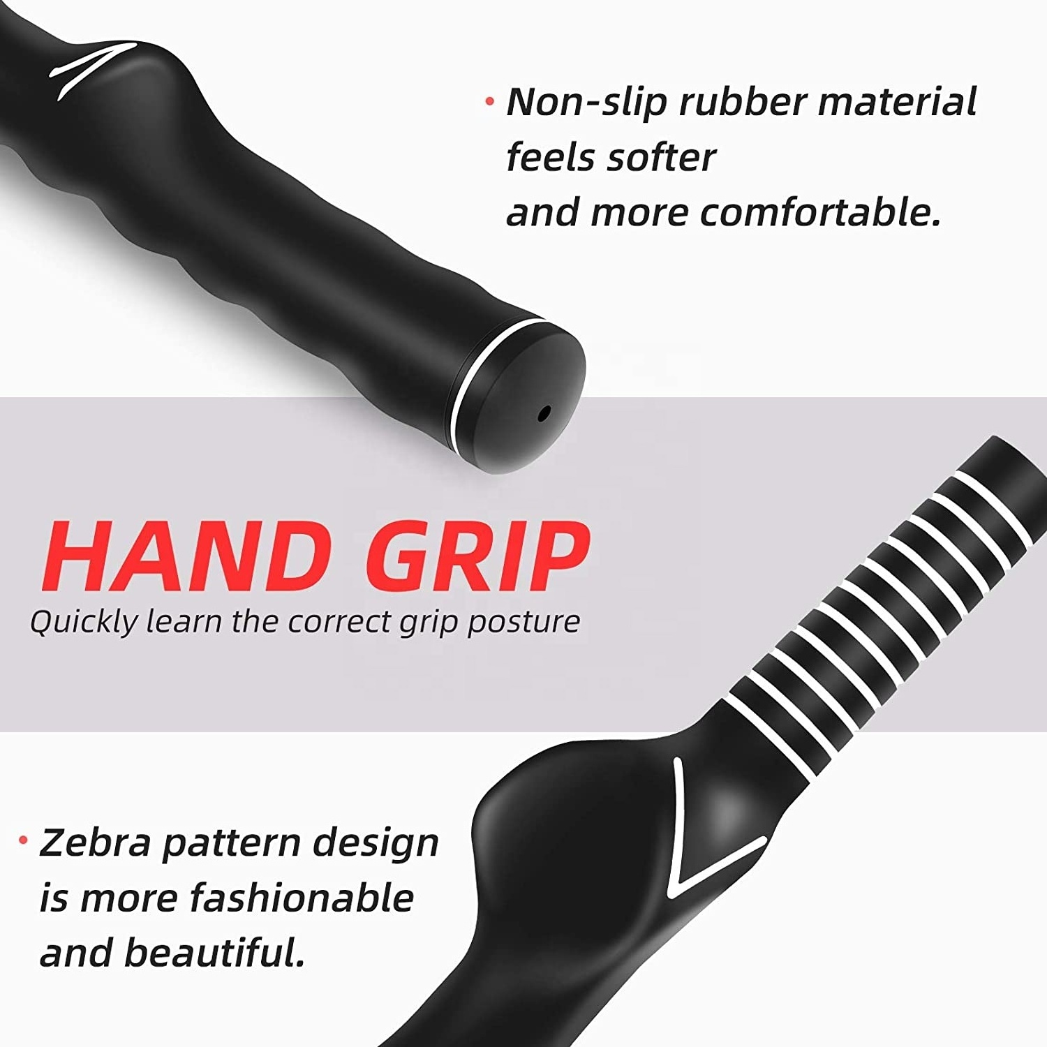 Golf Grip Trainer Golf Swing Training Hand Grip Practice Aids for Man Woman Kids