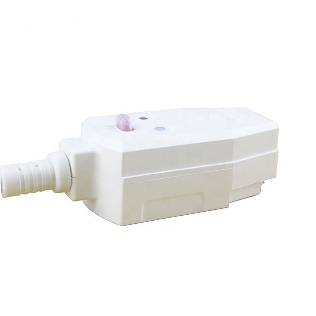 16A IP54 indoor GFCI Plug with Socket EU Standard