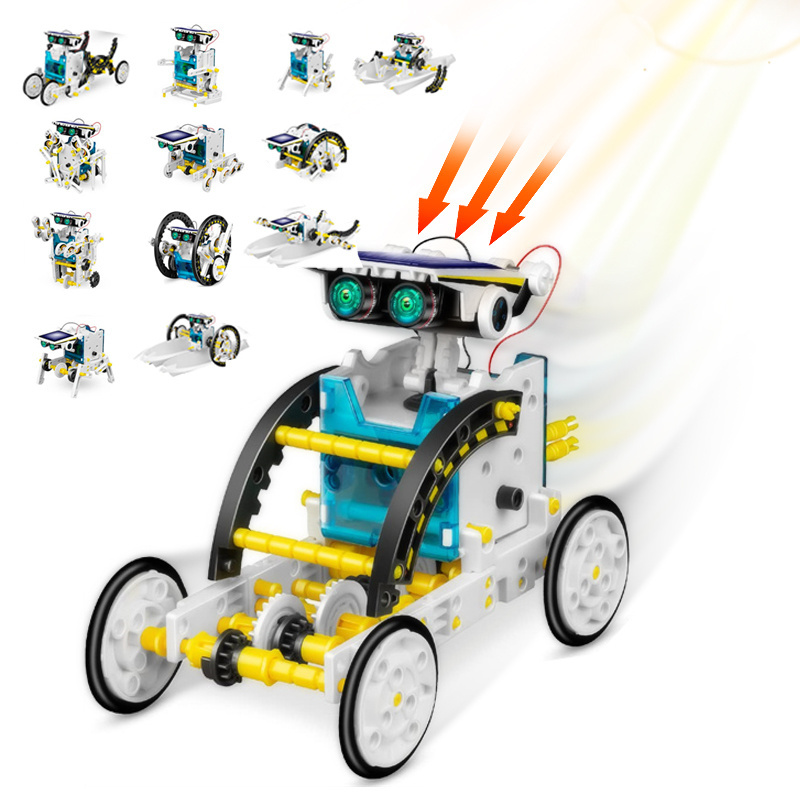 13-in-1 Solar Robot Toys DIY Building Science Experiment Kit For Kids Assembling Education Toy