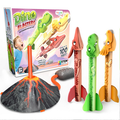 Hot Sale Other Fun Outdoor Dino Blasters Launch Toys Foam Dinosaur Rocket Launcher for Kids Sports Shooting Game