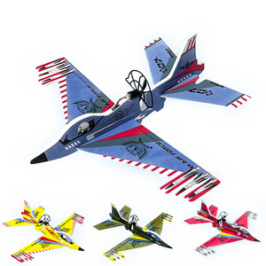 Hot Selling Small Aircraft Model Throwing Foam Biplane Gliders Flying Toy Plane for Kids Outdoor Sports Toys