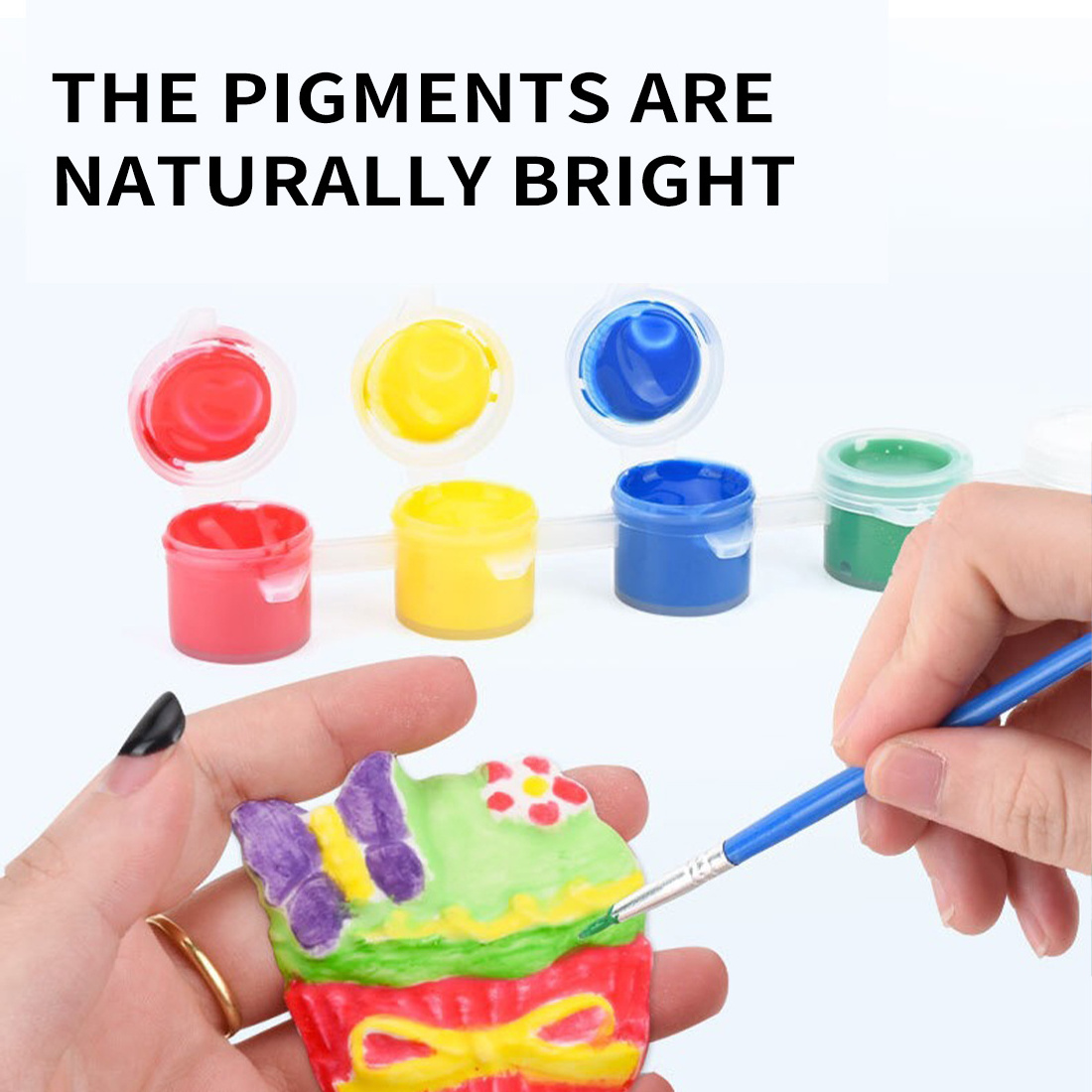 Best Selling Handmade Gypsum Figurines Graffiti Toys Diy Creativity Fridge Magnet Plaster Painting Toys Set for Kids