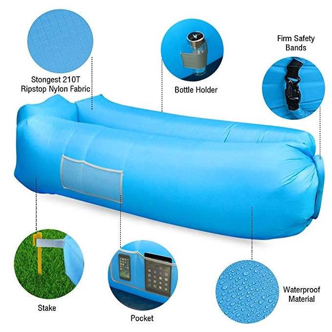 Top Seller Camping Lazy Bag Air Sofa Inflatable Air Lounger