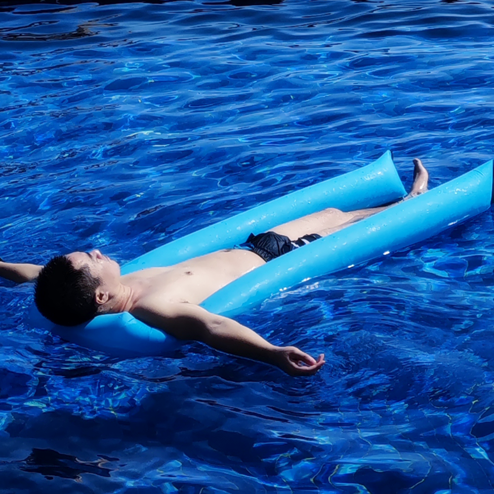 Best Selling Inflatable Air Floating Swimming Mattress Pool Lounge Chair