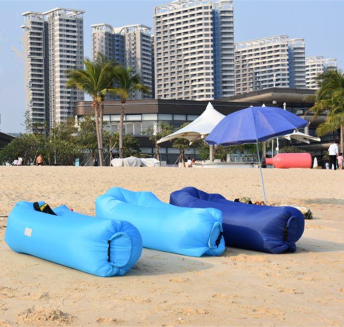 Best Picnics Inflatable Lounger Camping Air Lazy Sleeping Bags Beach Music Festival Air Sofa Bed