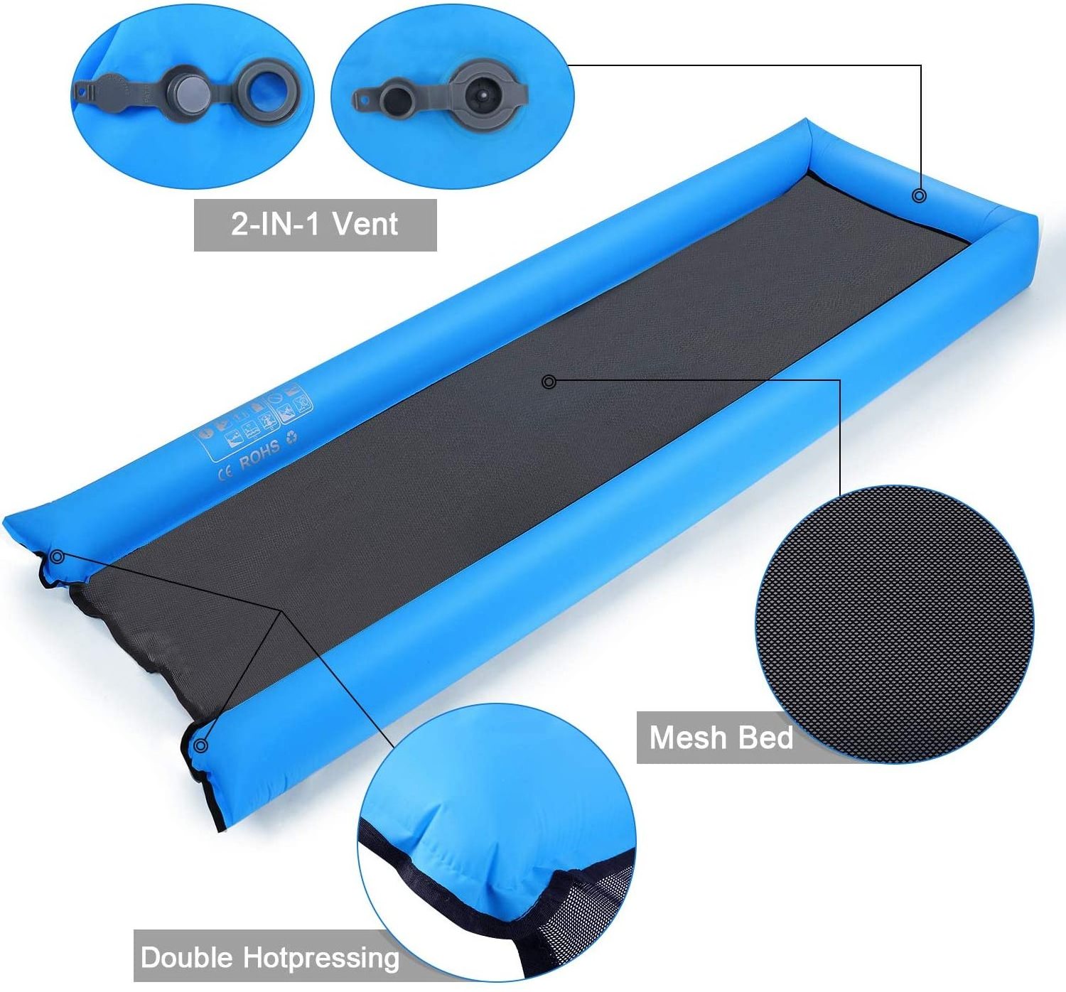 Summer Inflatable Water Floating Hammock Swimming Pool Water Mattress