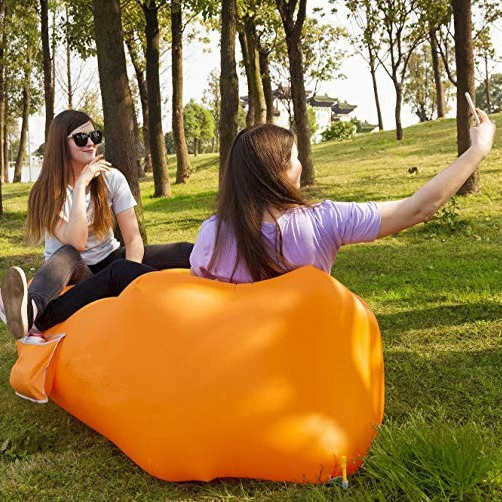 Best Picnics Inflatable Lounger Camping Air Lazy Sleeping Bags Beach Music Festival Air Sofa Bed