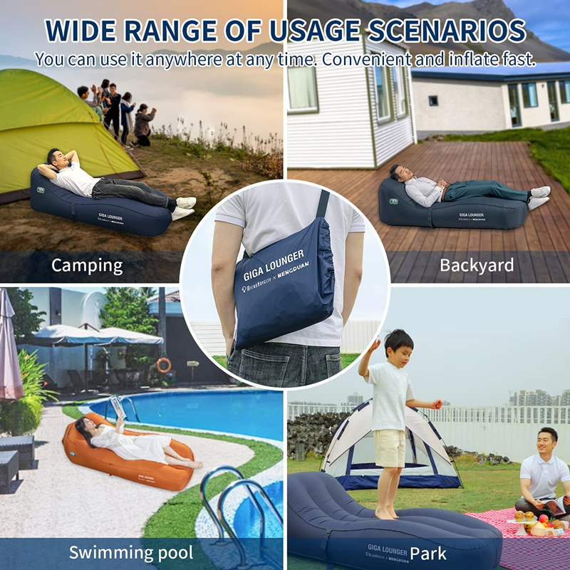 Lightweight Portable Outdoor for Camping Beach Waterproof  Inflatable Lounger Air Sofa Bed