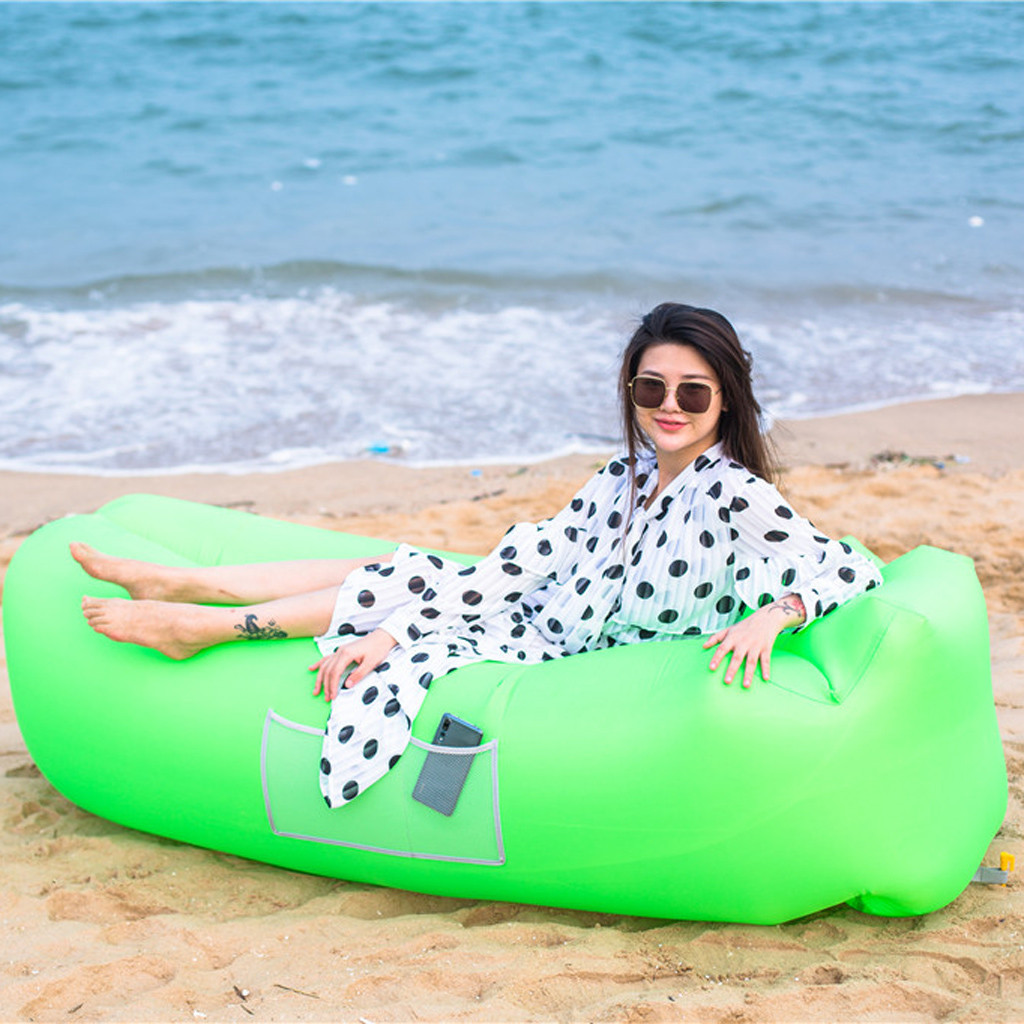 Office & Backyard & Lake & Park & Beach Leisure Lazy Inflatable Sofa Folding Air Lounge Chair