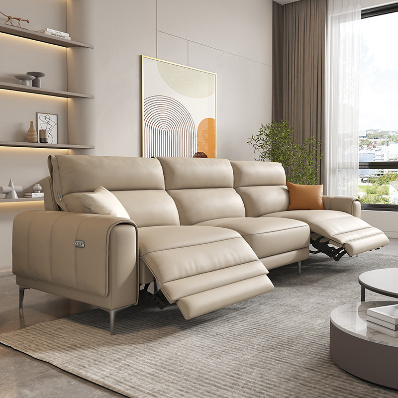 European Nordic Apartment Villa Sofa Italian Live Room Furniture Sectional Sofa Set Reclinable Live Room Sofas