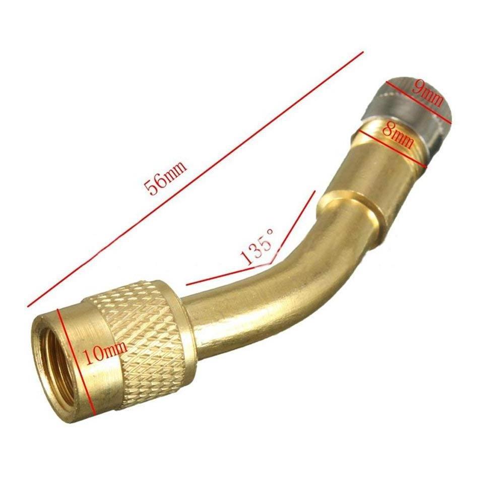 45/90/135 Degree Angle Brass Car Truck Motorcycle Adaptery Tire Valve Air Tyre Valve Stem Extension