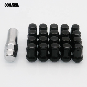 Guangzhou Car Tire Seven Horn Locking Heptagonal Nuts Standard Wheel Racing Lug Anti Theft Screw Nut