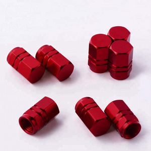 Universal Tire Stem Valve Caps Wheel Valve Covers Car Dustproof Tire Cap Hexagon Shape Valve Cap