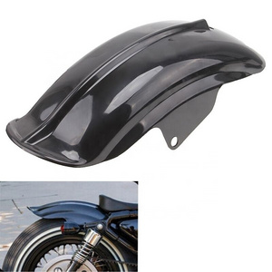 Black Rear Mudguard Fender Flap For Motorcycle Bobber Racer 1994-2003 C10