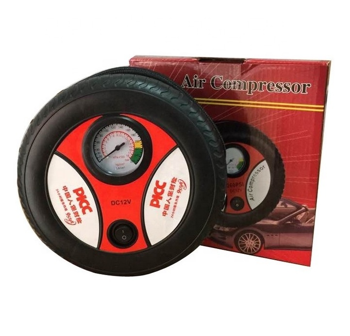 Car Tire Air Pump Portable 12V, Mini Tyre Automatic  High Pressure Inflator in Auto Parts