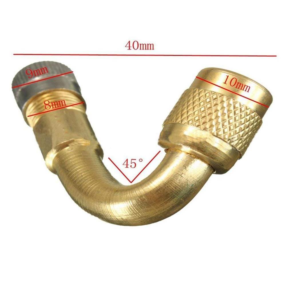 45/90/135 Degree Angle Brass Car Truck Motorcycle Adaptery Tire Valve Air Tyre Valve Stem Extension