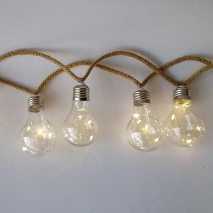 High Quality Fully Waterproof Heat Resistant Battery Operated Edison Bulb Led Chain Outdoor String Light