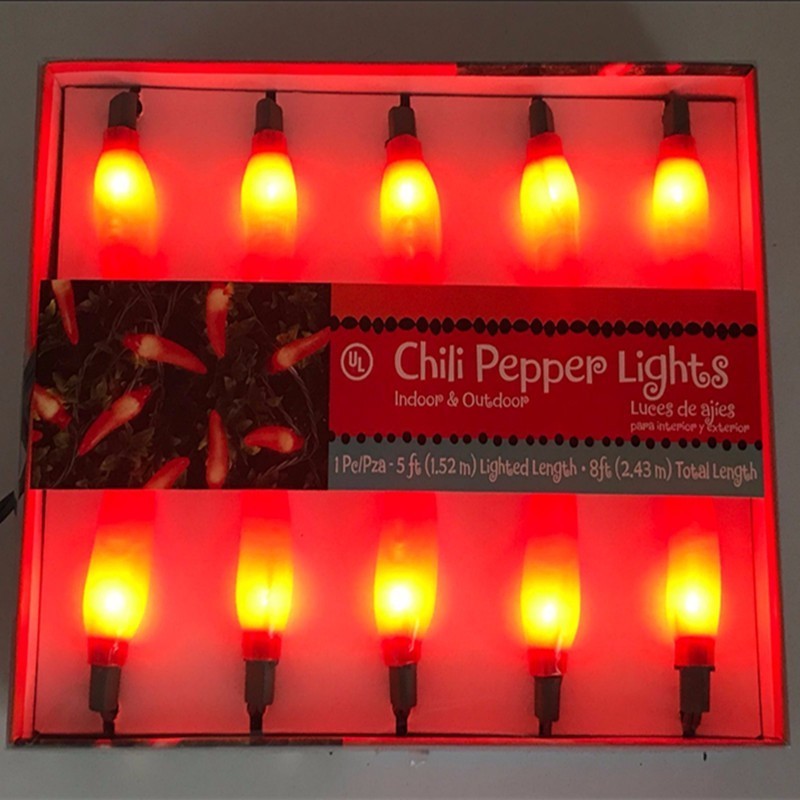 UL Listed Autumn Harvest Thanksgiving Chili Pepper String Lights