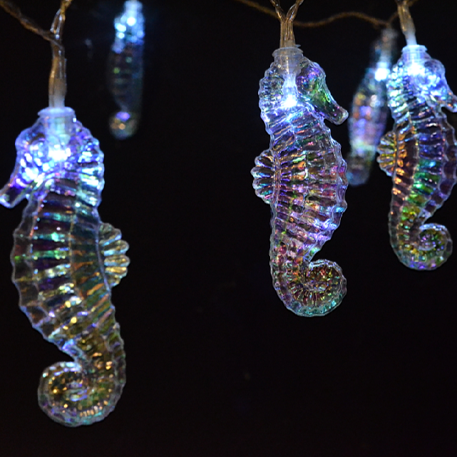 10 LED Battery Operated Hippocampus Fairy String Light For Party home decoration