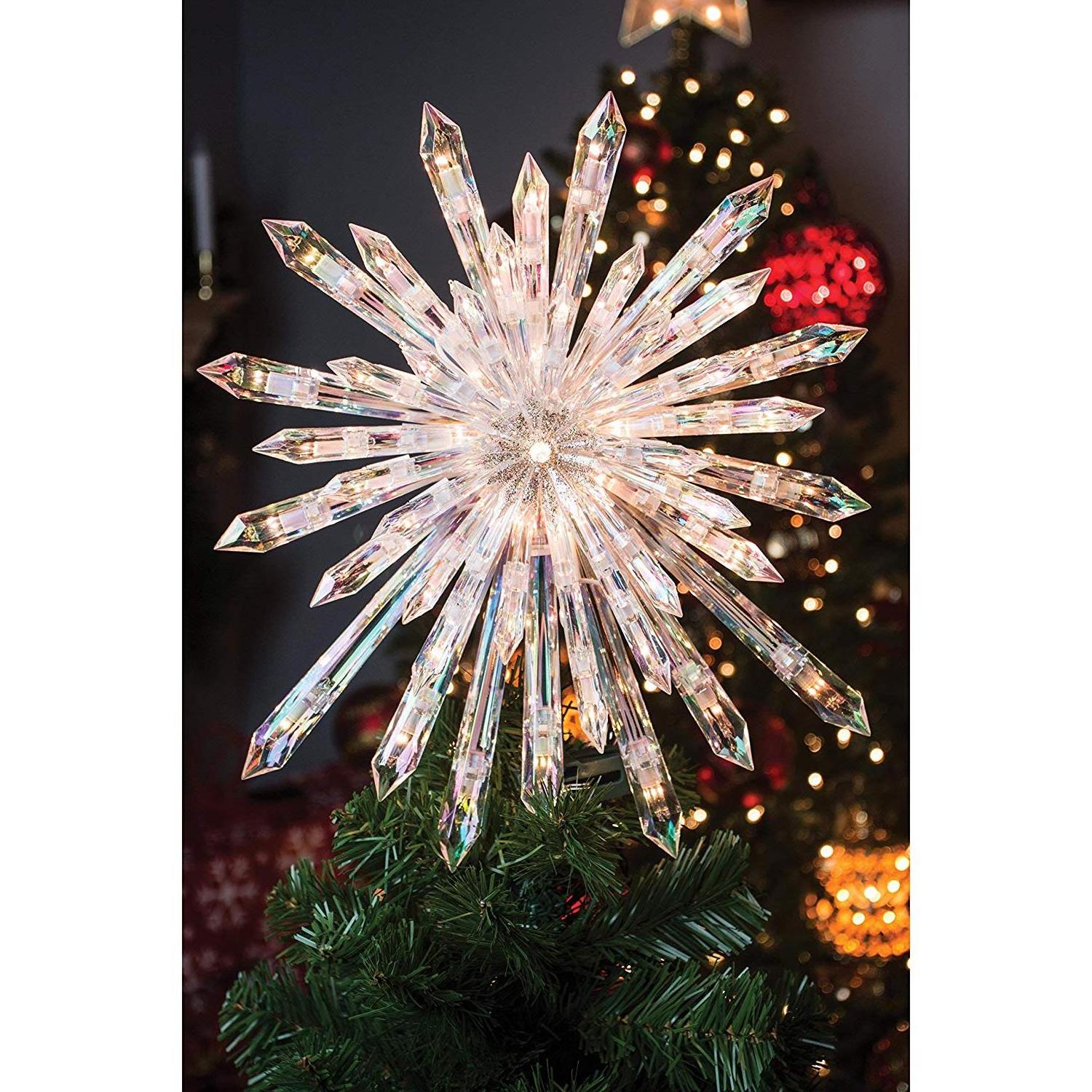 2019New Product Ferry Lights Christmas Ornament  Acrylic Wall Decoration3D Plastic Crystal Shape Frame Tree Topper Light