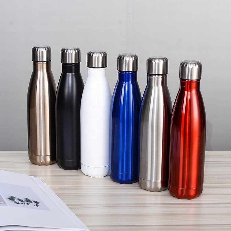 TY bottle 500ml/750ml vacuum flask double wall stainless steel thermo vacuum flask sports water bottle vaccum cup