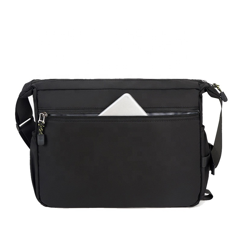 Light Weight Nylon Polyester Travel Purse Casual Sling Pack Side Men Women Crossbody Messenger Shoulder Bag