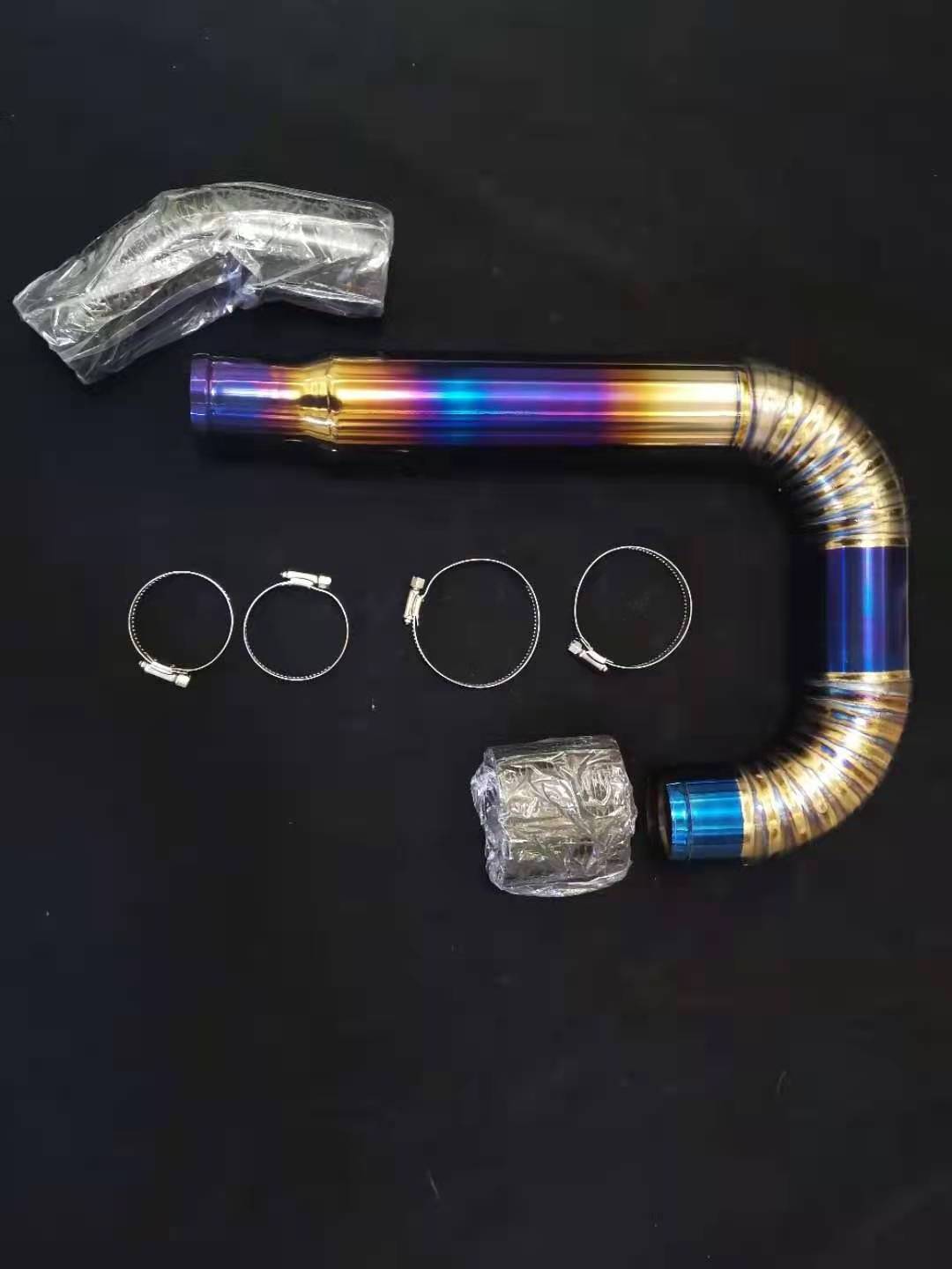 2.5 inch full  Titanium intercooler lower pipe for EVO  7 8 9