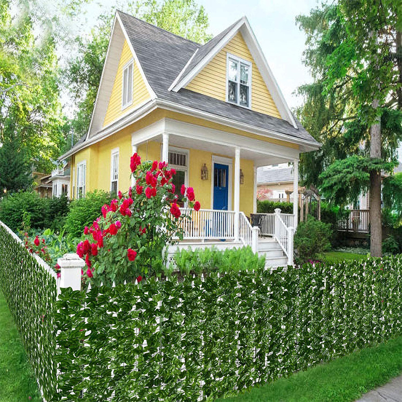 Factory wholesale simulated green plants artificial ivy privacy fence creeper outdoor decoration