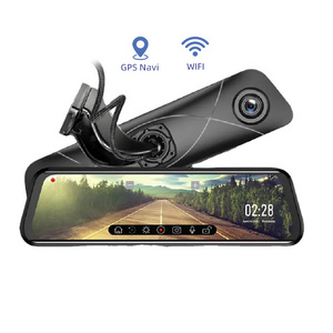 10 Inch FHD 2K Dua Dash Cam Special Bracket Mirror Recorder Wifi GPS APP Control Night Vision Car DVR Driving Recorder