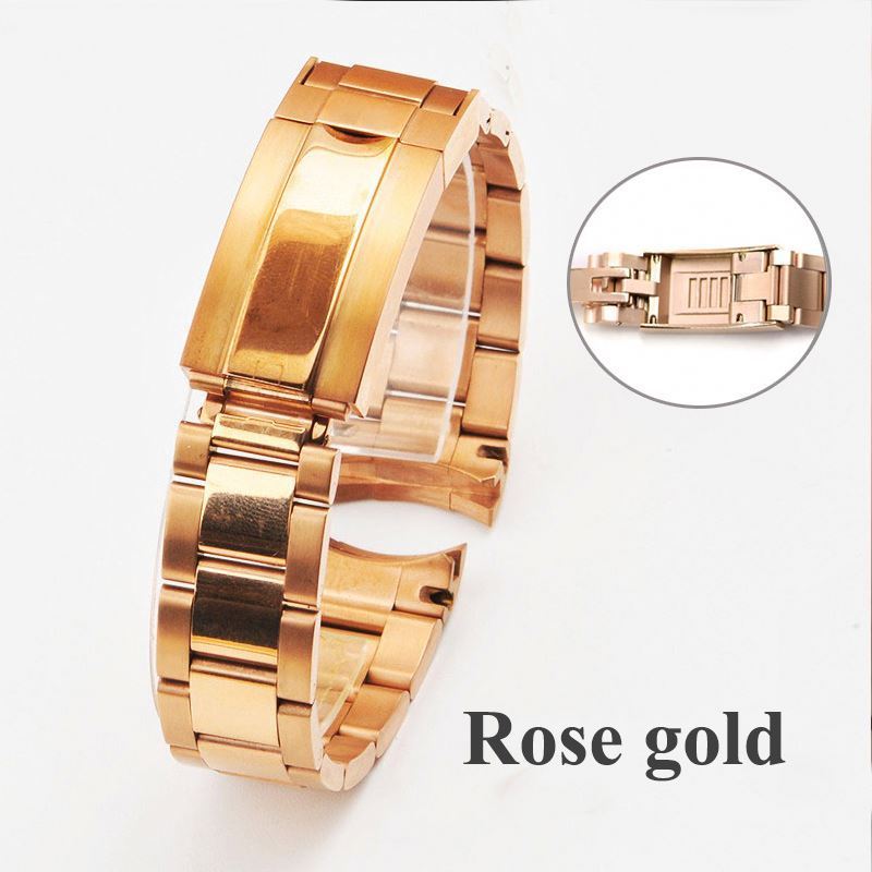 Fashion Luxury OEM Screw Links Watch Bracelet 316L metal Stainless Steel Watch Band Strap